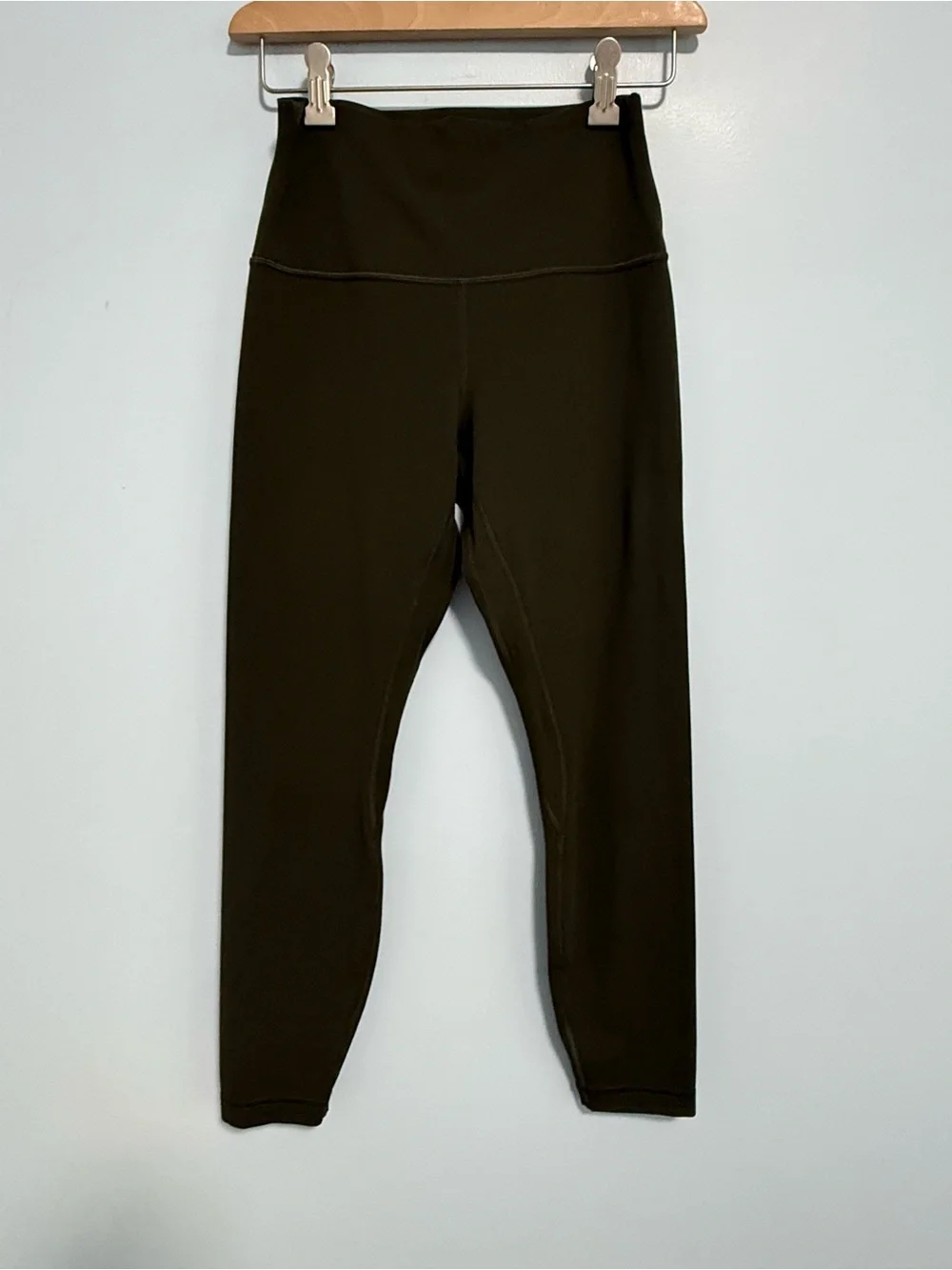Lululemon Align High-Rise Pant 25” Dark Olive Green Leggings Size 6